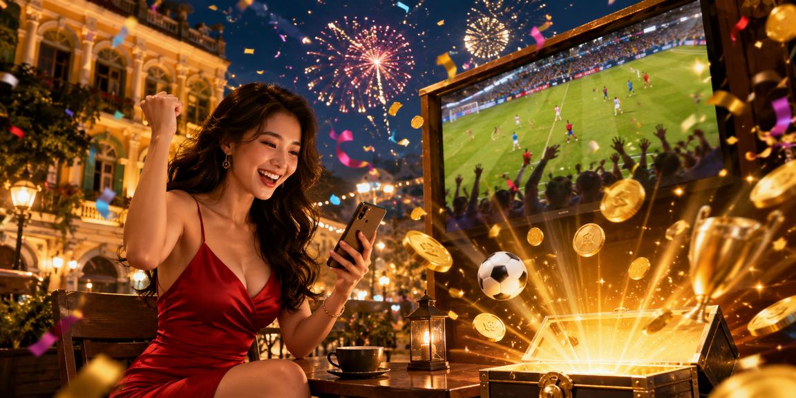 Người dùng Hà Nội xem kèo cá cược và đặt cược qua ứng dụng trong quán cà phê chiều tối