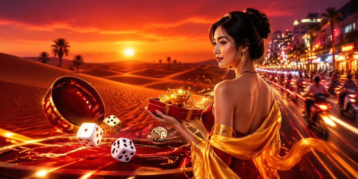 Trò chơi Tài Xỉu neon sôi động tại Mũi Né